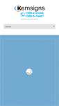 Mobile Screenshot of kemsigns.com.au