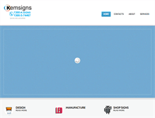 Tablet Screenshot of kemsigns.com.au